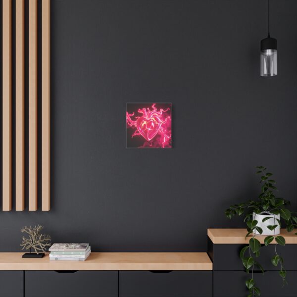 Abstract Heart Canvas Wall Art - Colorful Love Décor for Home - Image 4