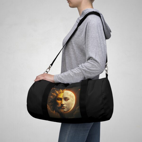 Celestial Sun and Moon Duffel Bag - Travel in Style with Astrology Design - Image 7
