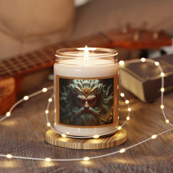 Mystical God Scented Soy Candle - 9oz Decorative Candle for Home & Gifts - Image 4
