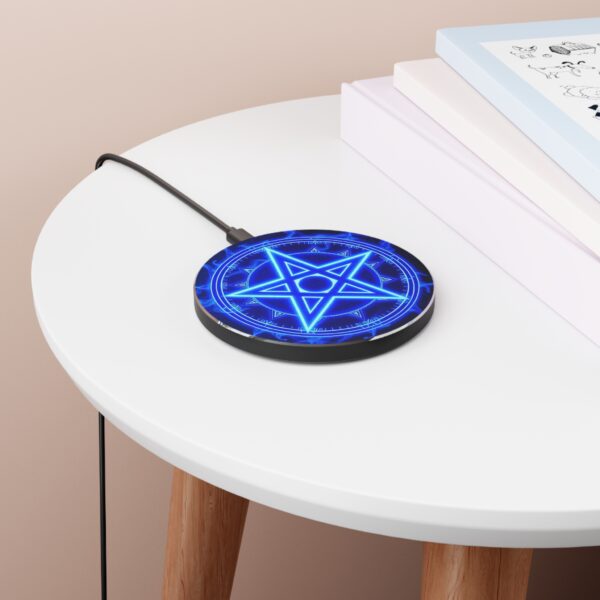 Mystical Wireless Charger - Fast Charging with Pentagram Design - Image 3