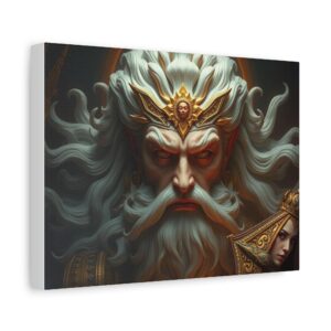 Mythical Kings Canvas Wall Art - Stretched Print