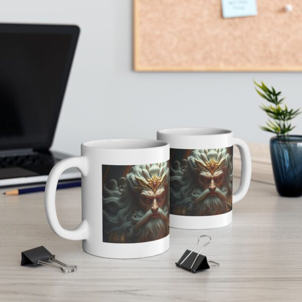 Mystical Warrior Ceramic Mug - 11oz & 15oz, Unique Gift for Fantasy Lovers - Image 7