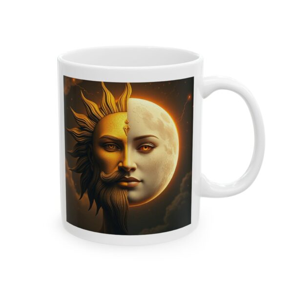 Celestial Sun & Moon Ceramic Mug - 11oz & 15oz, Astrology Coffee Cup - Image 5