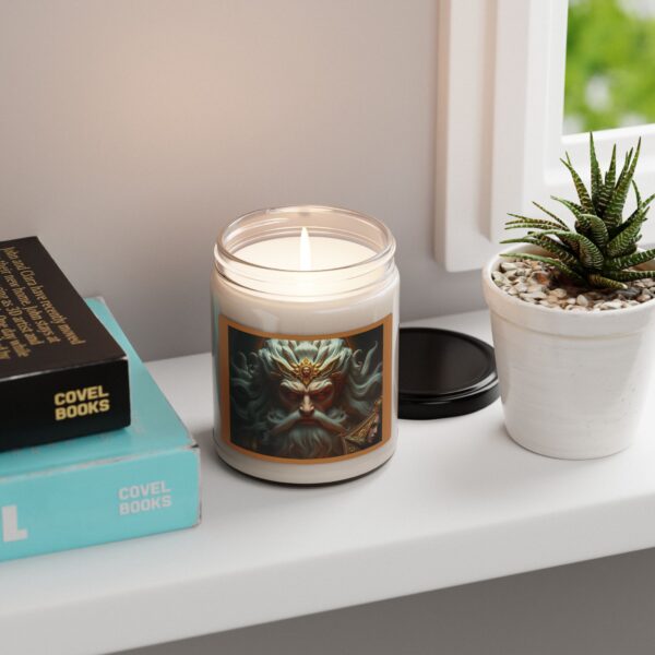 Mystical God Scented Soy Candle - 9oz Decorative Candle for Home & Gifts - Image 5