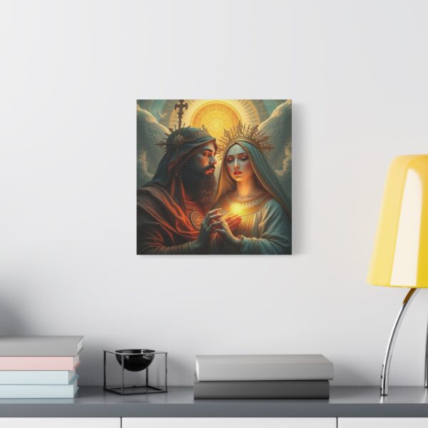 Divine Couple Spiritual Art Canvas Print - Wall Decor - Image 23