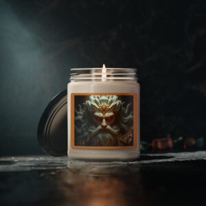 Mystical God Scented Soy Candle - 9oz Decorative Candle for Home & Gifts