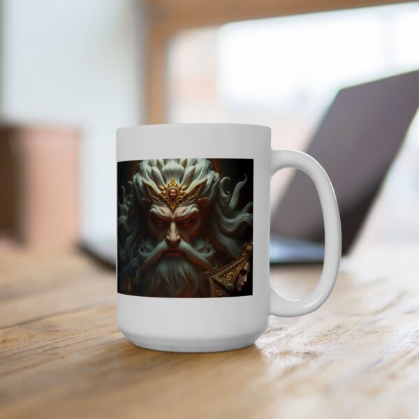 Mystical Warrior Ceramic Mug - 11oz & 15oz, Unique Gift for Fantasy Lovers - Image 18