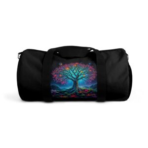 Vibrant Tree of Life Duffel Bag – Perfect for Travel & Gym