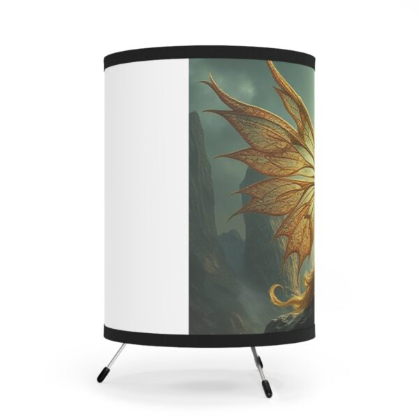 Yellow Fairy Tripod Lamp - High-Res Shade for Unique Vibes - Image 3