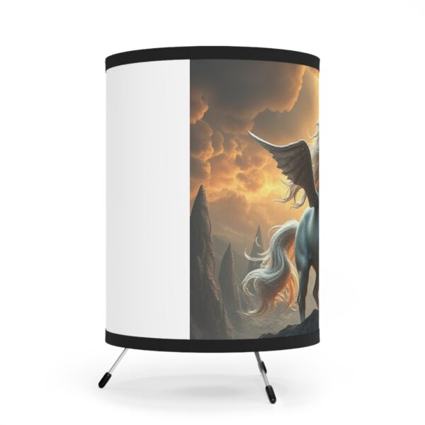 Whimsical Unicorn Tripod Lamp - Perfect for Kids' Rooms & Fantasy Lovers - Image 3