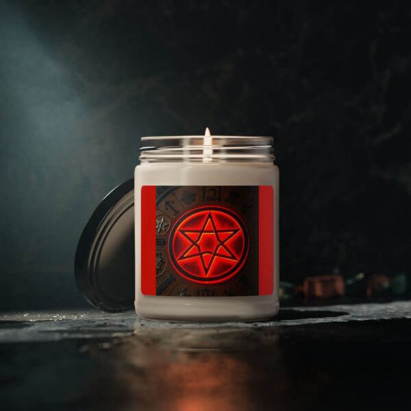 Mystical Scented Soy Candle | 9oz with Hexagram Design