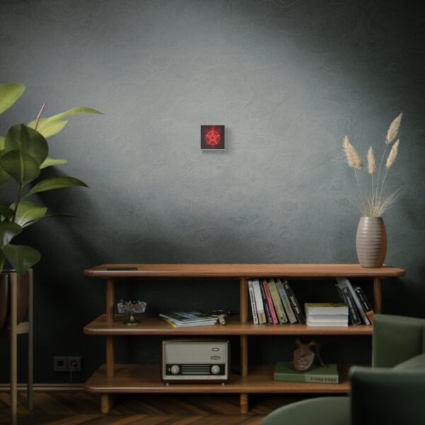 Red Pentagram Canvas Art - Mystical Home Decor - Image 10