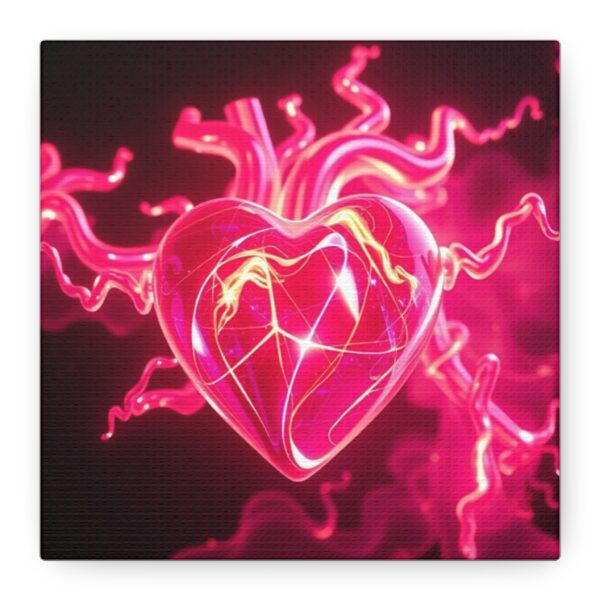 Abstract Heart Canvas Wall Art - Colorful Love Décor for Home - Image 6