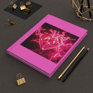 Electric Heart Hardcover Journal – Creative Writing & Gift Idea for Artists and Dreamers