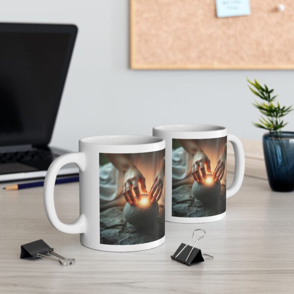 White Magik Ceramic Mug - 11oz & 15oz | Perfect for Coffee Lovers & Gift Giving - Image 7
