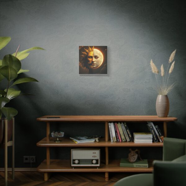 Sun and Moon Canvas Art - Mystical Stretched Matte Wall Decor - Image 25