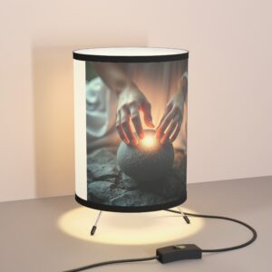 White Magik Tripod Lamp - Perfect for Cozy Spaces