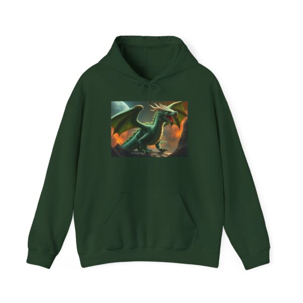 Green Dragon Graphic Hoodie for Gamers & Fantasy Lovers - Image 14