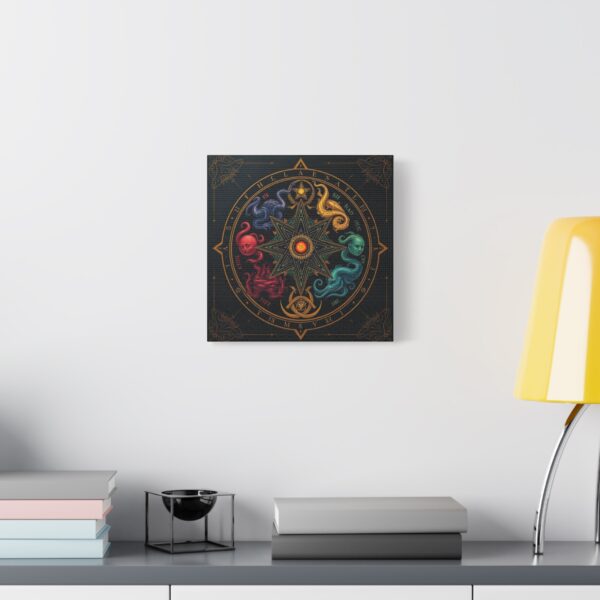 Mystical Elemental Chart Canvas Wall Art - Stretched Decor for Discerning Consumers - Image 18