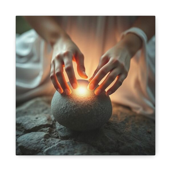 White Magik Canvas Wall Art - Enlightening Home Decor - Image 11