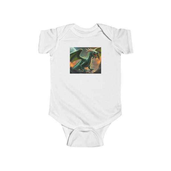 Dragon Fantasy Infant Bodysuit - Cute Baby Clothes for Little Adventurers - Image 4
