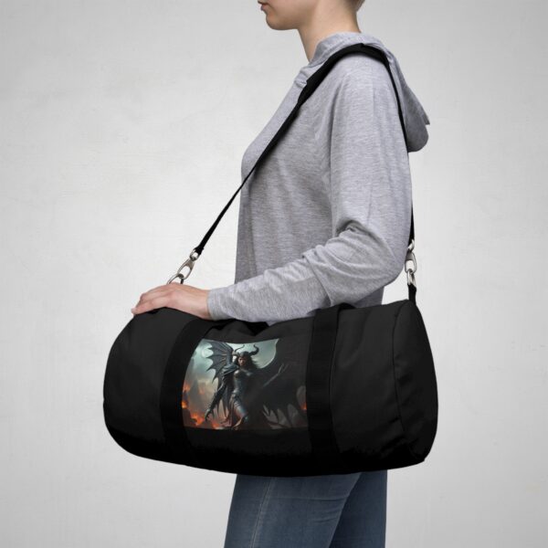 Winged Demon Duffel Bag - Dark Fantasy Design for Gym & Travel - Image 7