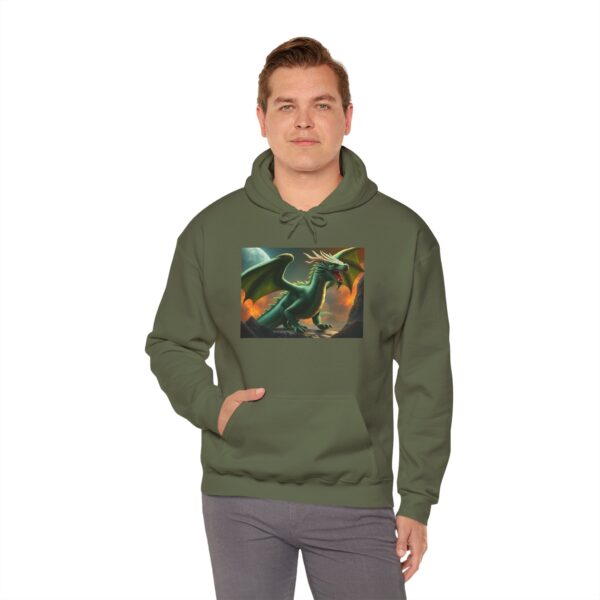 Green Dragon Graphic Hoodie for Gamers & Fantasy Lovers - Image 10