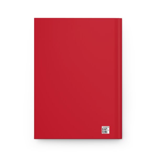 Mystical Red Hardcover Journal - Ethereal Angel Design - Image 3
