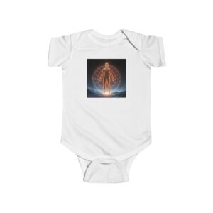 Quantum Baby Cosmic Glow Infant Bodysuit - Cute Space-Themed Outfit