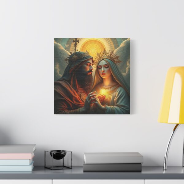 Divine Couple Spiritual Art Canvas Print - Wall Decor - Image 28