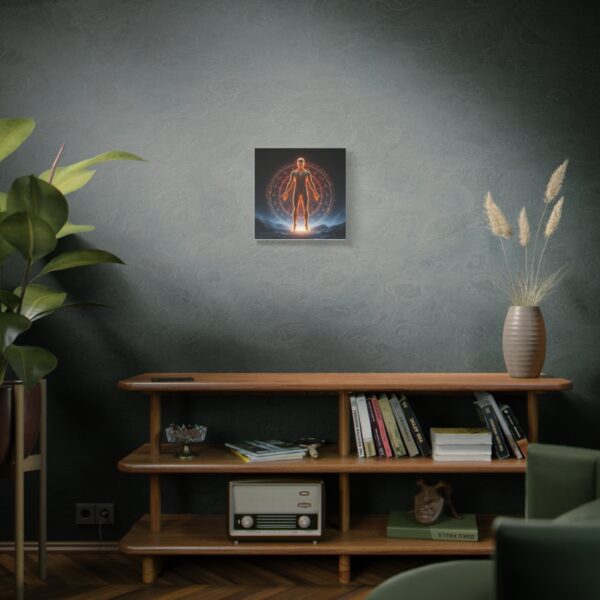 Quantum Man Matte Canvas Art - Stretched 1.25" - Sci-Fi Design - Image 30