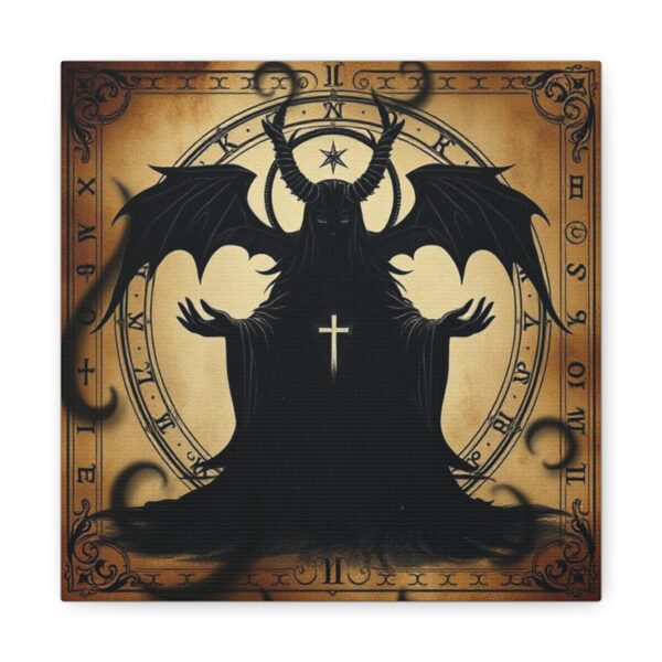 Shadow Self Wall Art - Matte Stretched Canvas with Dark Sorceress Design - Image 11