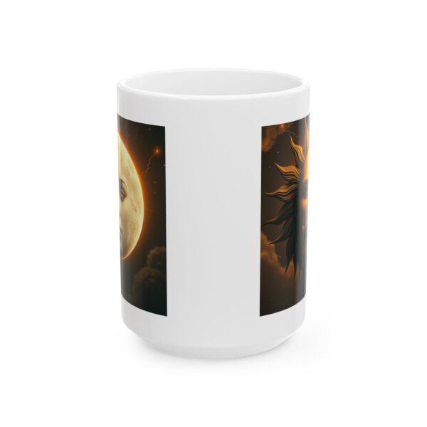 Celestial Sun & Moon Ceramic Mug - 11oz & 15oz, Astrology Coffee Cup - Image 14
