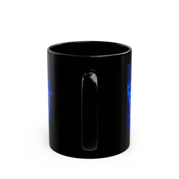 Mystical Blue Pentagram Black Mug - 11oz & 15oz - Perfect for Magic Lovers & Occult Enthusiasts - Image 6