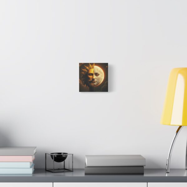 Sun and Moon Canvas Art - Mystical Stretched Matte Wall Decor - Image 8