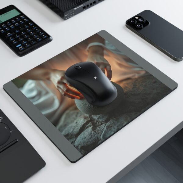 White Magik Mouse Pad - Zen Vibes for Relaxed Workspaces - Image 3