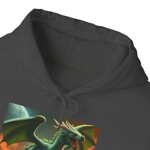 Green Dragon Graphic Hoodie for Gamers & Fantasy Lovers - Image 31
