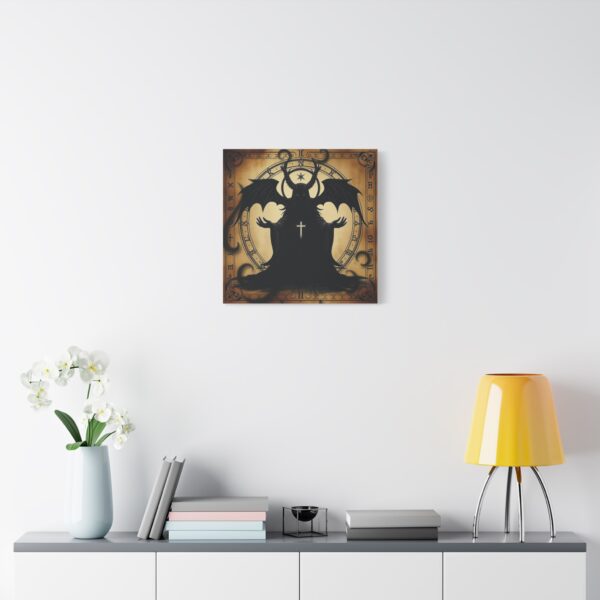 Shadow Self Wall Art - Matte Stretched Canvas with Dark Sorceress Design - Image 28