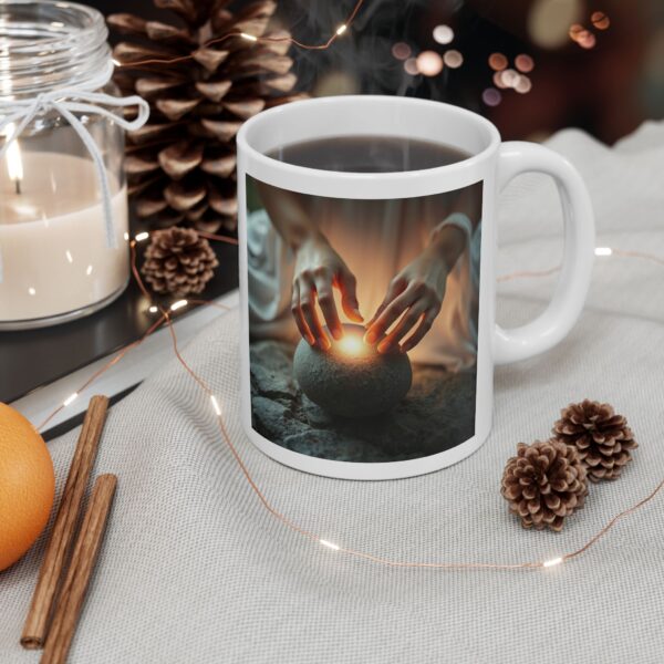 White Magik Ceramic Mug - 11oz & 15oz | Perfect for Coffee Lovers & Gift Giving - Image 6