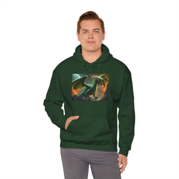Green Dragon Graphic Hoodie for Gamers & Fantasy Lovers - Image 22