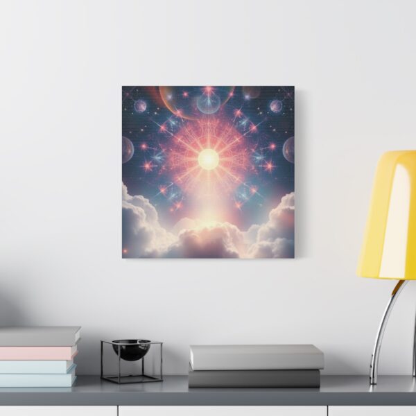 Cosmic Sun Canvas Art - 1.25" Stretched Matte Wall Decor - Image 23