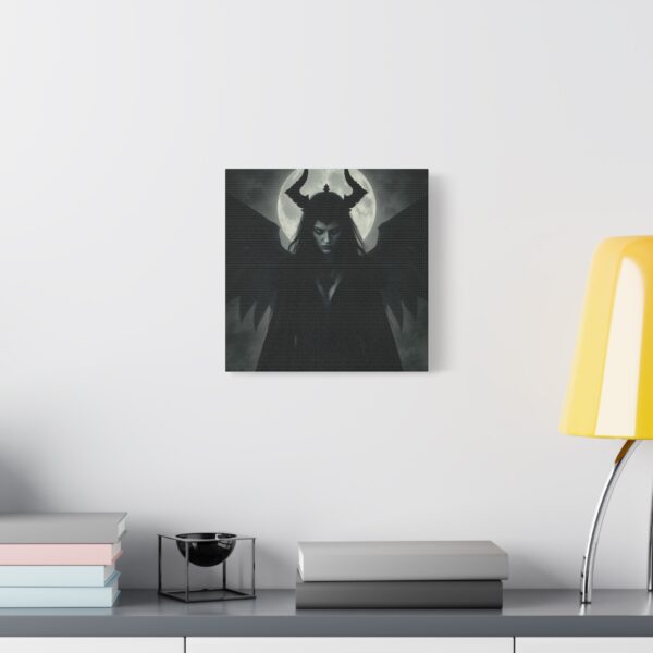 Gothic Moonlit Canvas Art - Dark Angel Decor - Image 18