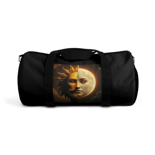 Celestial Sun and Moon Duffel Bag - Travel in Style with Astrology Design