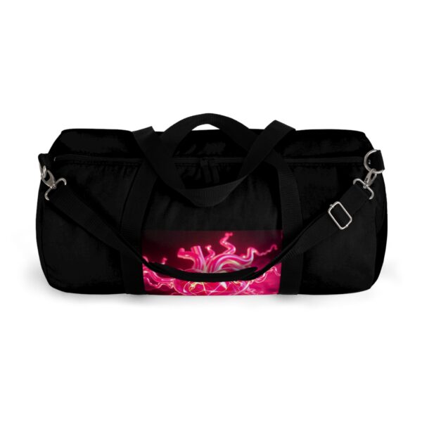 Neon Heart Design Duffel Bag - Perfect for Gym and Weekend Getaways - Image 14