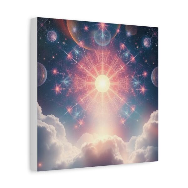 Cosmic Sun Canvas Art - 1.25" Stretched Matte Wall Decor - Image 17