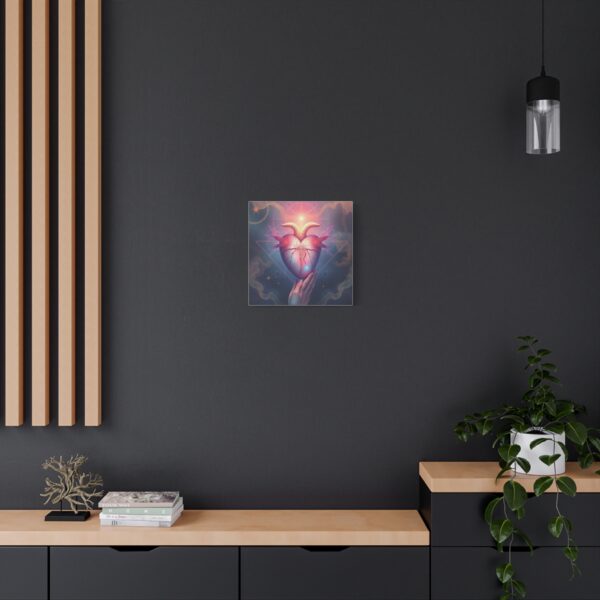 Mystical Heart Canvas Wall Art - Stretched Matte Design for Bohemian Decor - Image 20