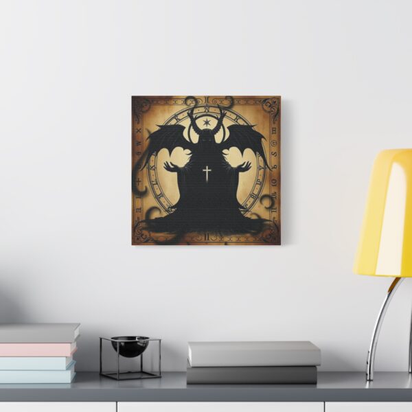 Shadow Self Wall Art - Matte Stretched Canvas with Dark Sorceress Design - Image 3
