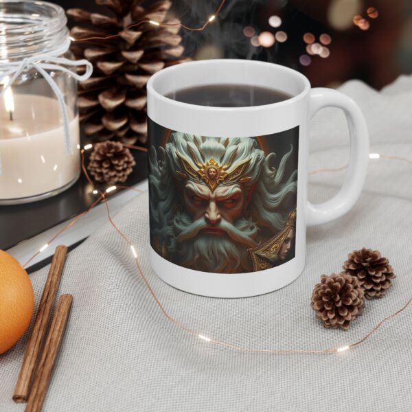 Mystical Warrior Ceramic Mug - 11oz & 15oz, Unique Gift for Fantasy Lovers - Image 6