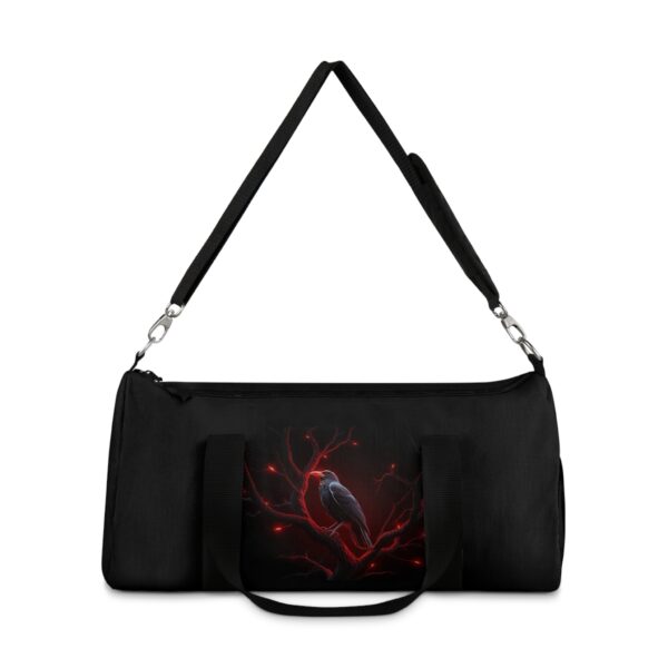 Mystical Raven Duffel Bag - Perfect for Travel & Gym Enthusiasts - Image 2