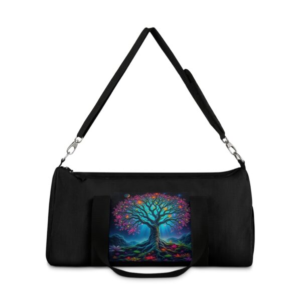 Vibrant Tree of Life Duffel Bag – Perfect for Travel & Gym - Image 2